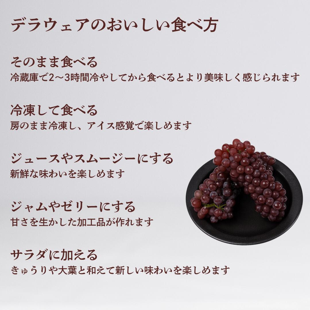 デラウェアの美味しい食べ方