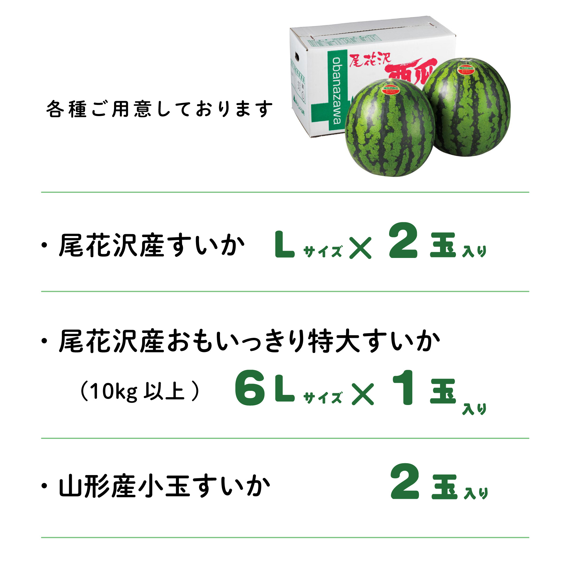 商品ラインナップ